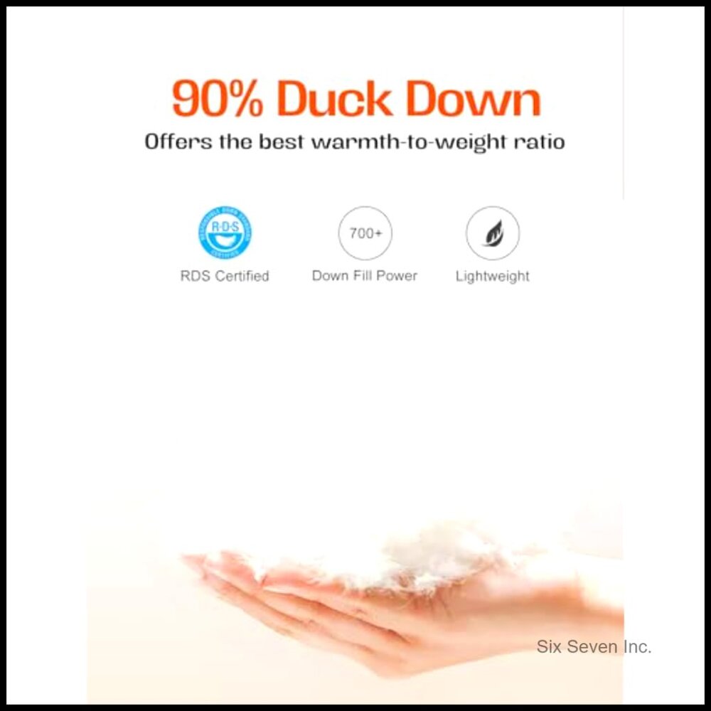 Lightweight Packable Down Jacket Quilted Puffer C… - image 4